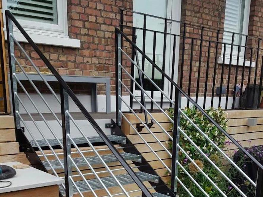 Metal staircase fabrication by Waltham Forest Engineering